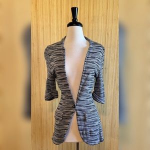 Vintage Y2K 2000’s Missoni Black & White Striped Cardigan